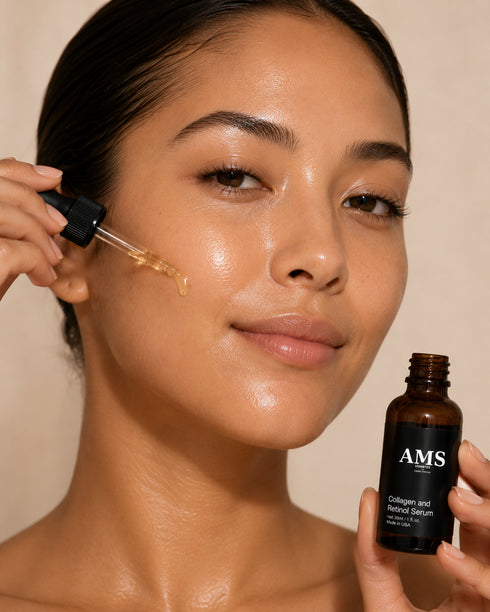 AMS Collagen and Retinol Serum - Anti-Aging Face Serum