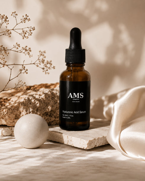 AMS Hyaluronic Acid Serum - Deep Hydrating Facial Serum
