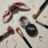 AMS Cosmetics Cream Eyeshadow - Flat-lay with Brushes