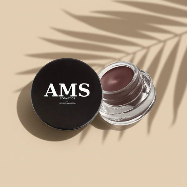AMS Cosmetics Gel Eyeliner Mauve - Fond Beige Ombre Palmier