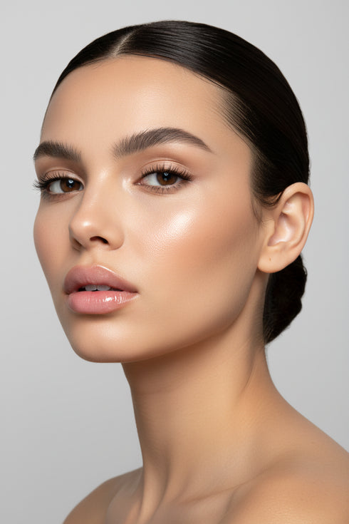 AMS Cosmetics – Model Face Shot Clear Lip Gloss