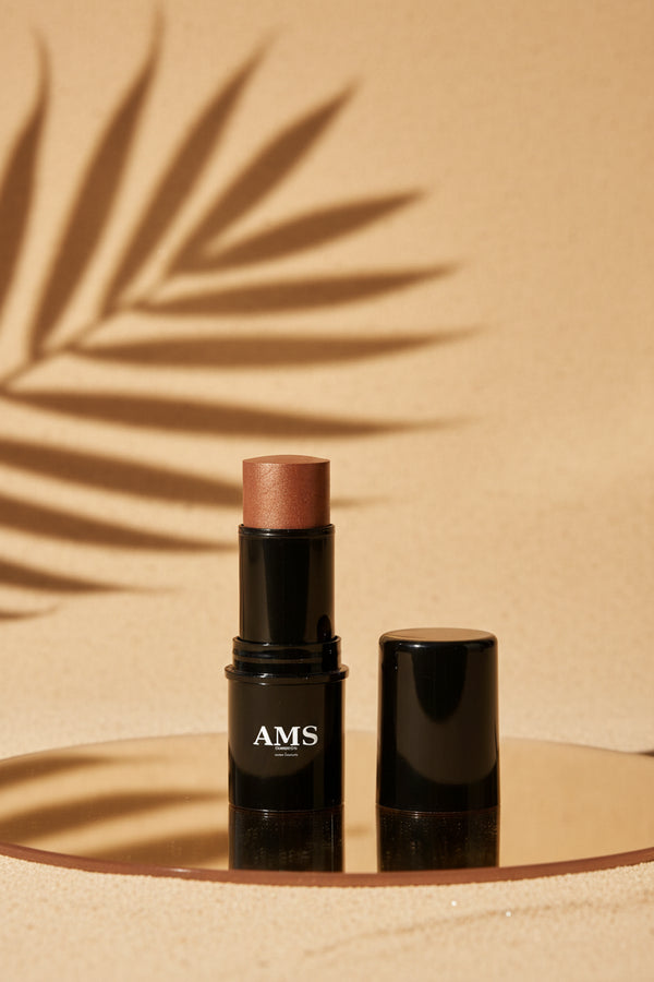AMS Highlighter Stick - Fond Beige Chaud Ombres Palmier