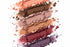 AMS Palette Rose Bordeaux - Texture Swipe 6 teintes