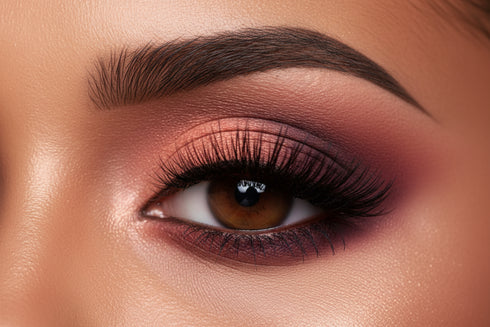 AMS Palette Rose Bordeaux - Zoom Yeux