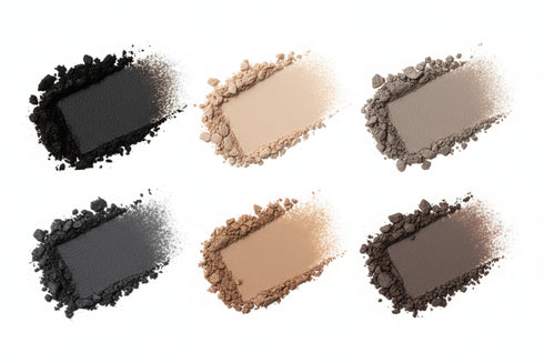 AMS Palette Smoky - Texture Swipe 6 teintes corrigé