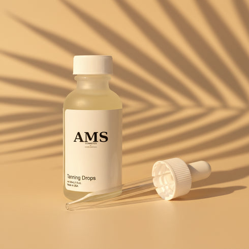 AMS Tanning Drops – Fond Beige Palmier