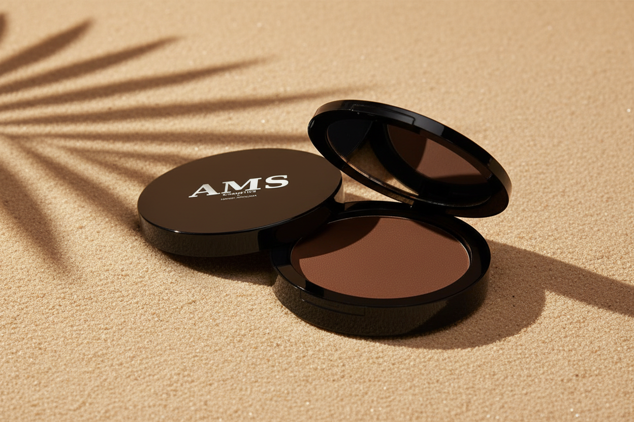 AMS Bronzer Chocolat - Fond Beige Chaud Ombres Palmier