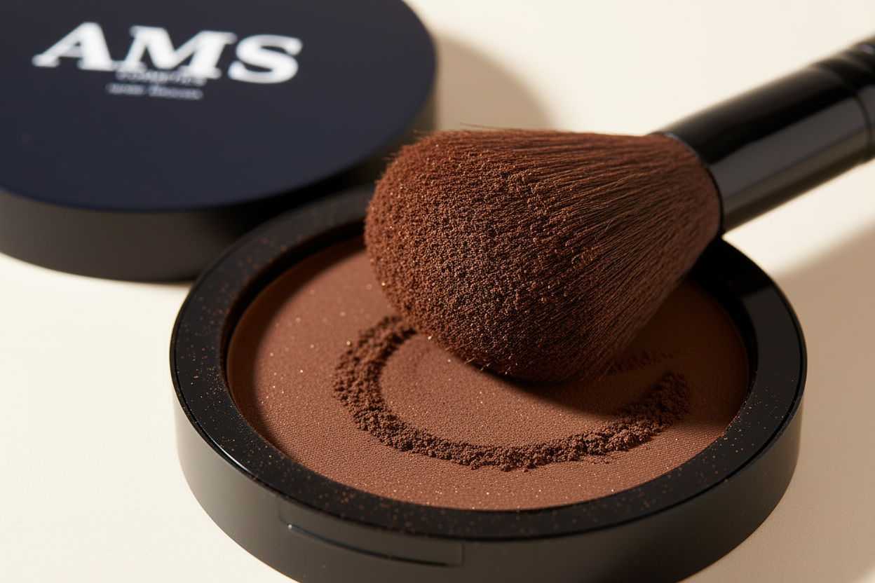 AMS Bronzer Chocolat - Macro Texture Poudre Finesse Pigmentation Profonde