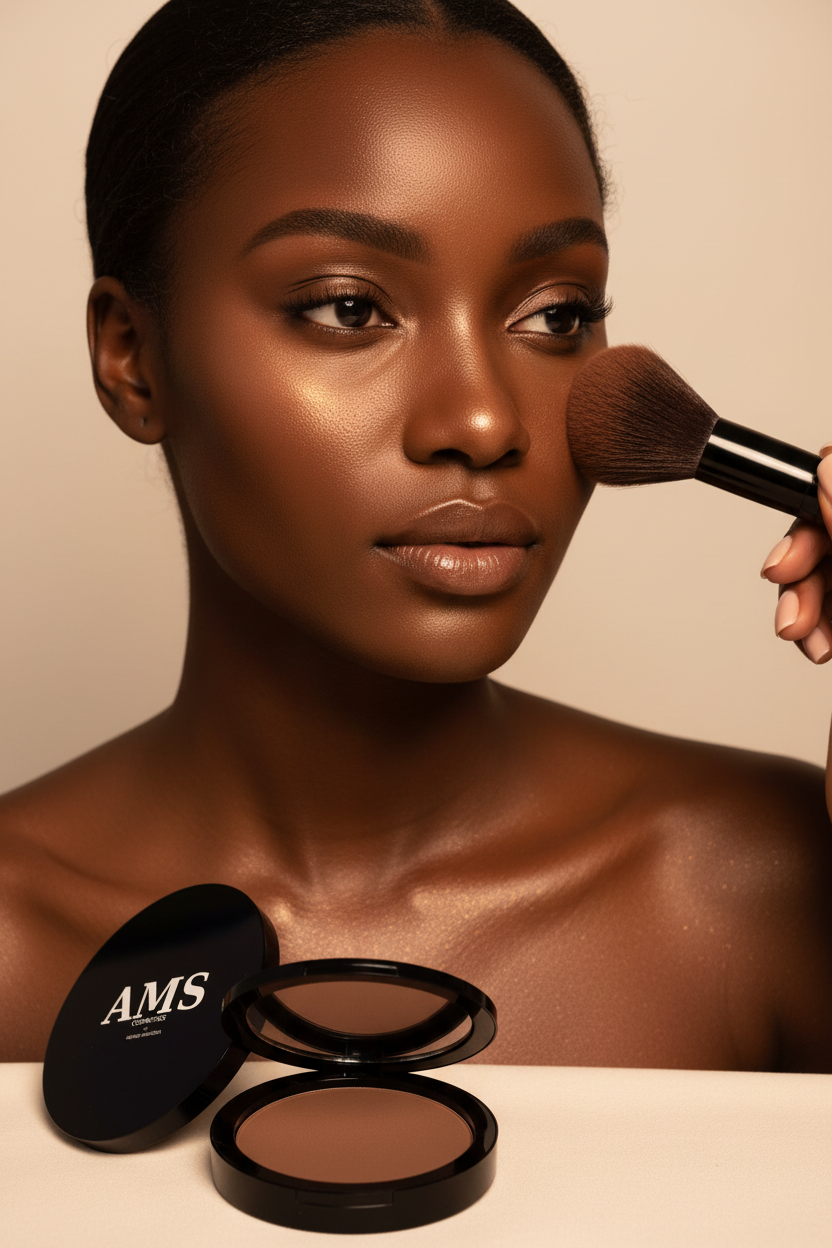 AMS Bronzer Chocolat - Tutorial Maquilleur Pro Sculpture Glow Profond Peau Ébène