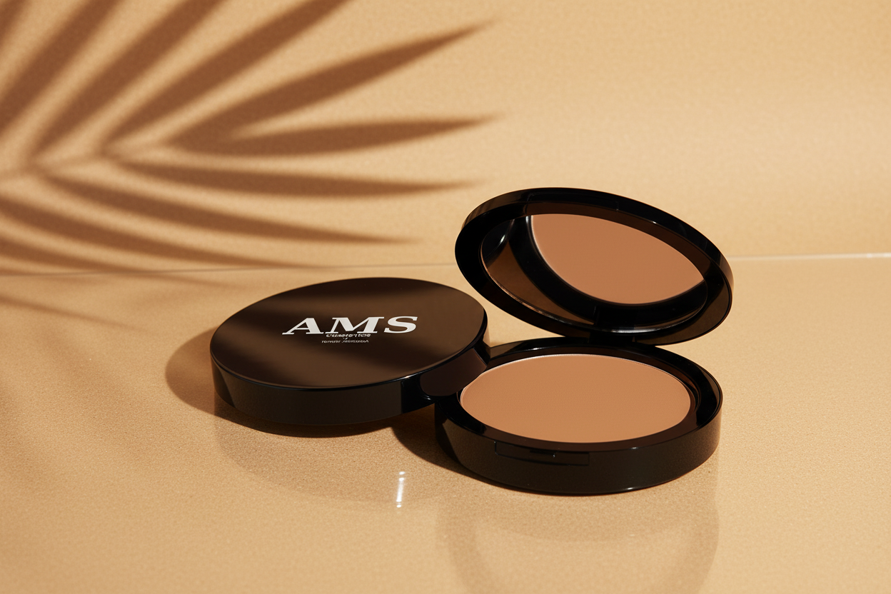 AMS Bronzer Noix de Coco - Fond Beige Chaud Ombres Palmier