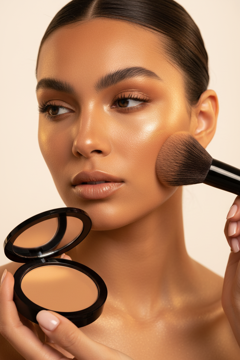 AMS Bronzer Noix de Coco - Tutorial Maquilleur Pro Sculpture Glow Naturel Doré Peau Caramel Claire