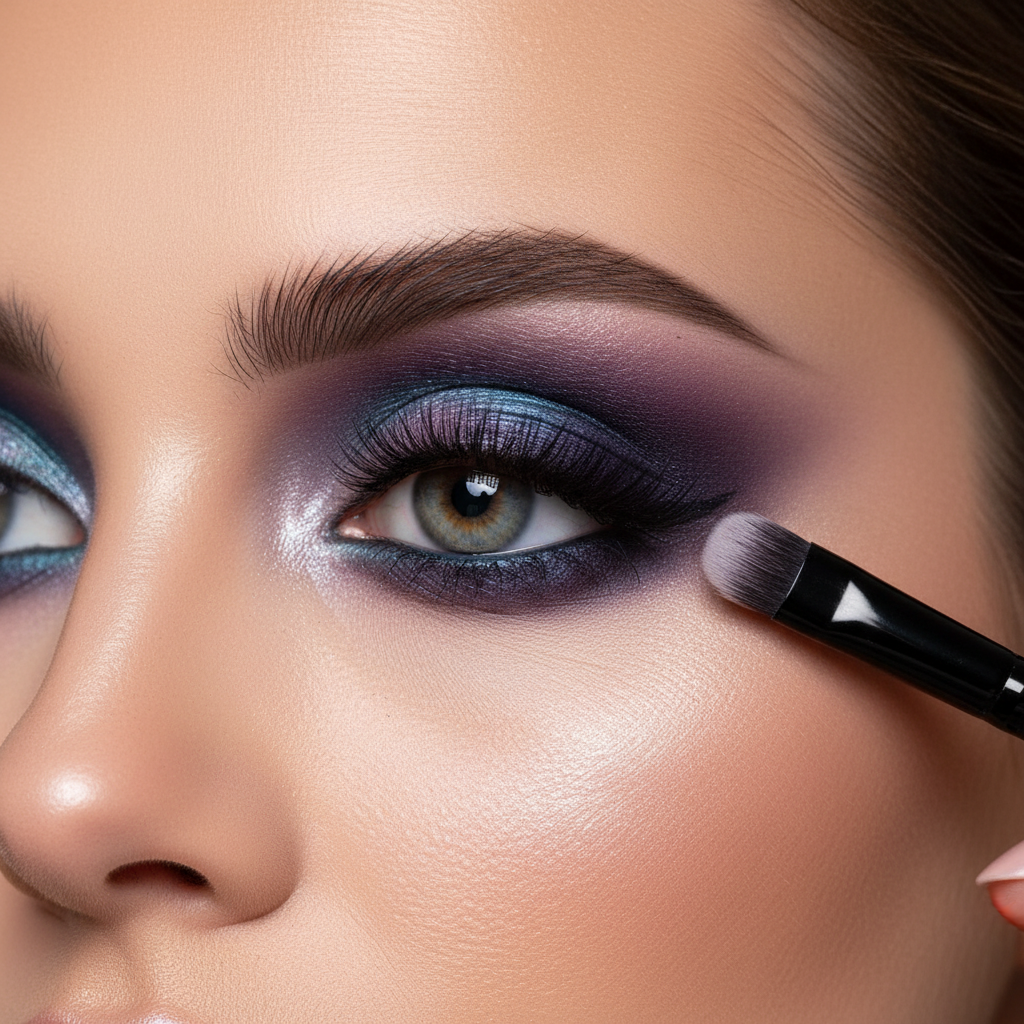AMS Brush – Eye Makeup Result