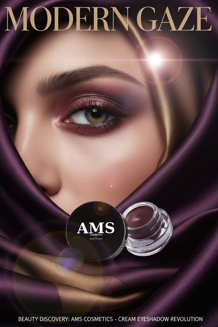 AMS Cosmetics Cream Eyeshadow - Beauty Editorial Magazine