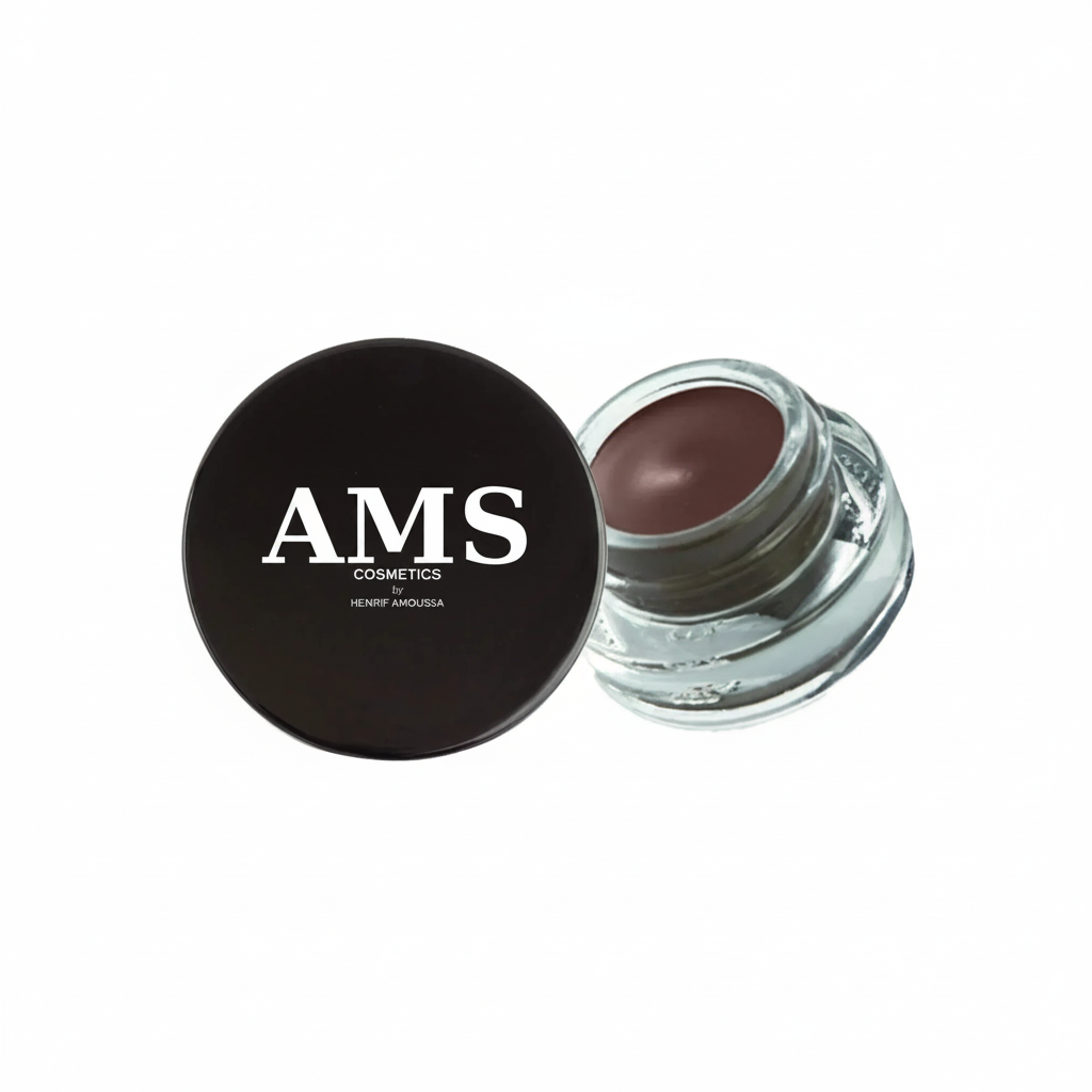 AMS Cosmetics Cream Eyeshadow - Isolated on White