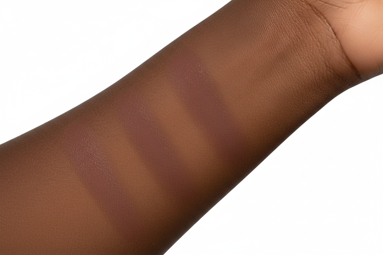 AMS Cosmetics Cream Eyeshadow - Swatch on Skin