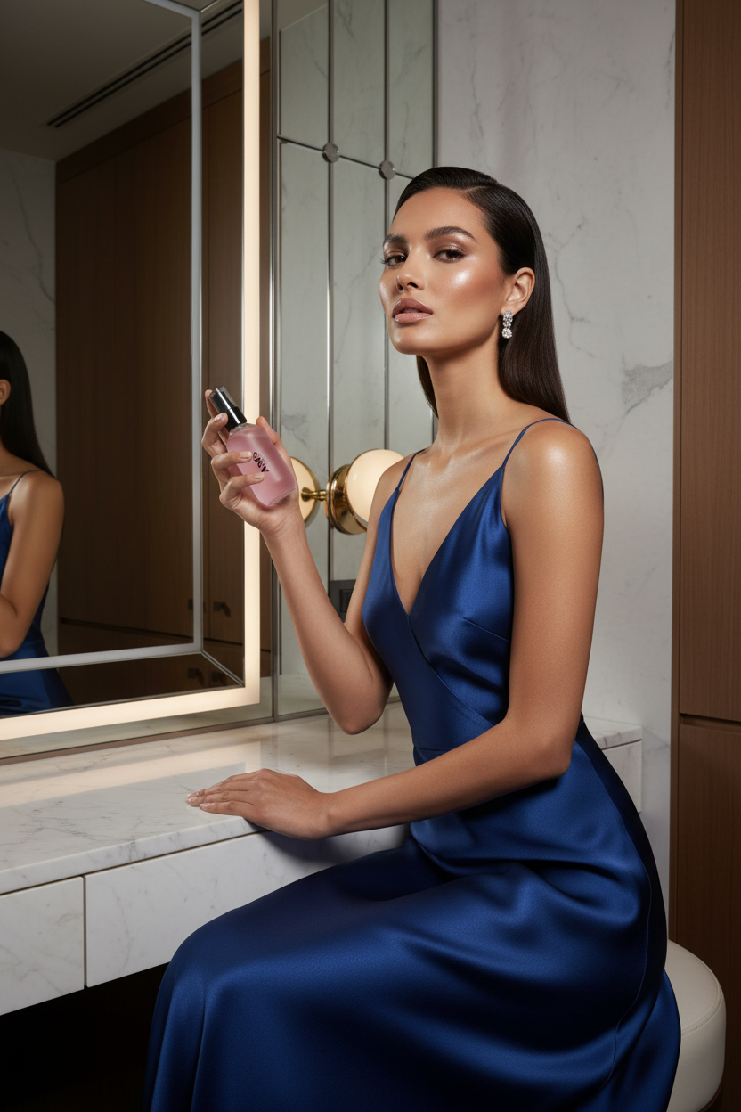 AMS Cosmetics – Editorial Magazine Moment