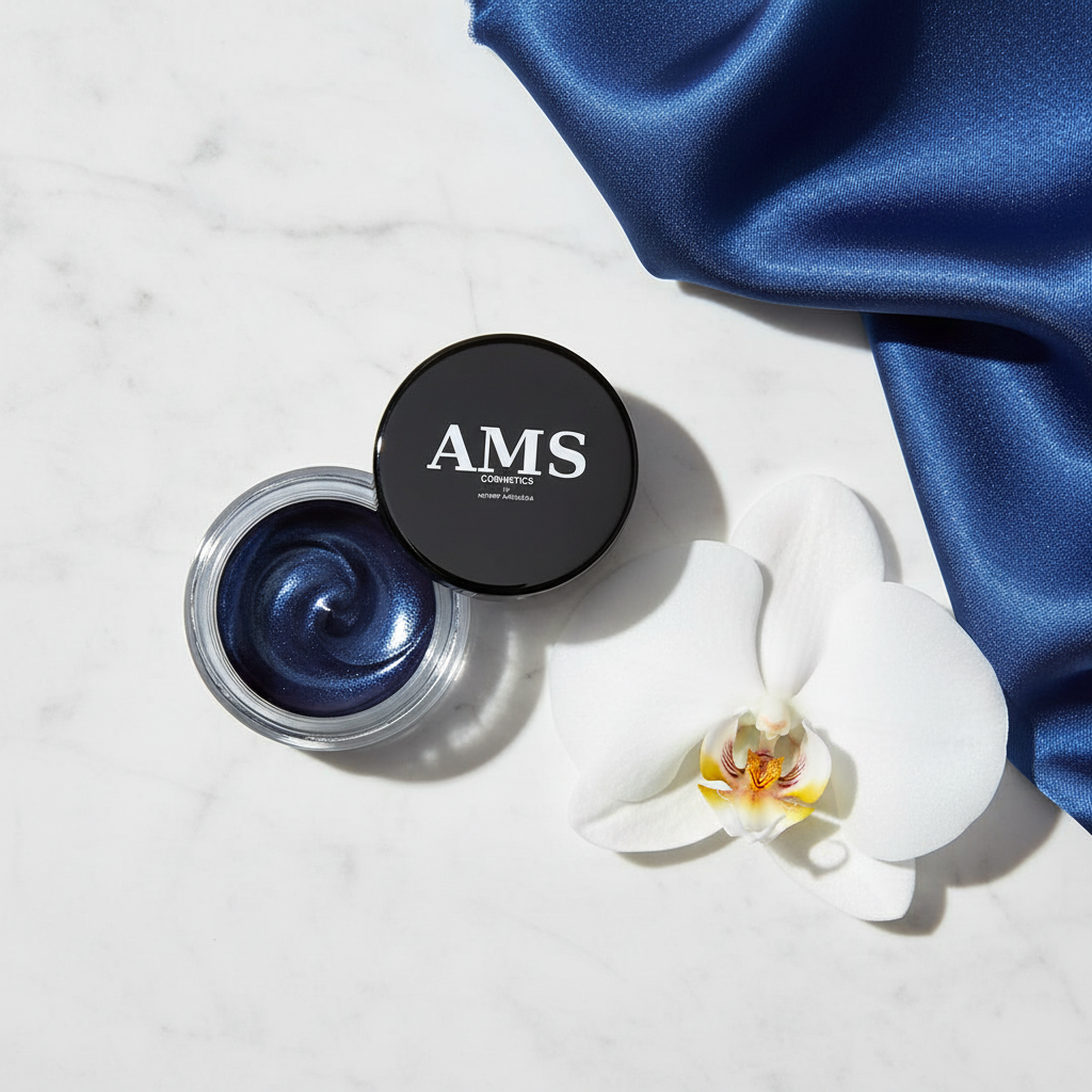 AMS Cosmetics Gel Eyeliner - Editorial Flat Lay