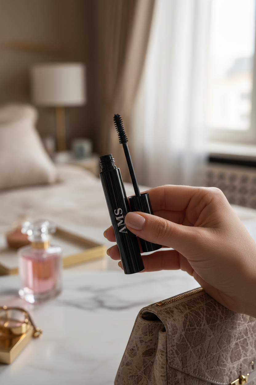 AMS Cosmetics Mascara - Luxury Lifestyle Moment