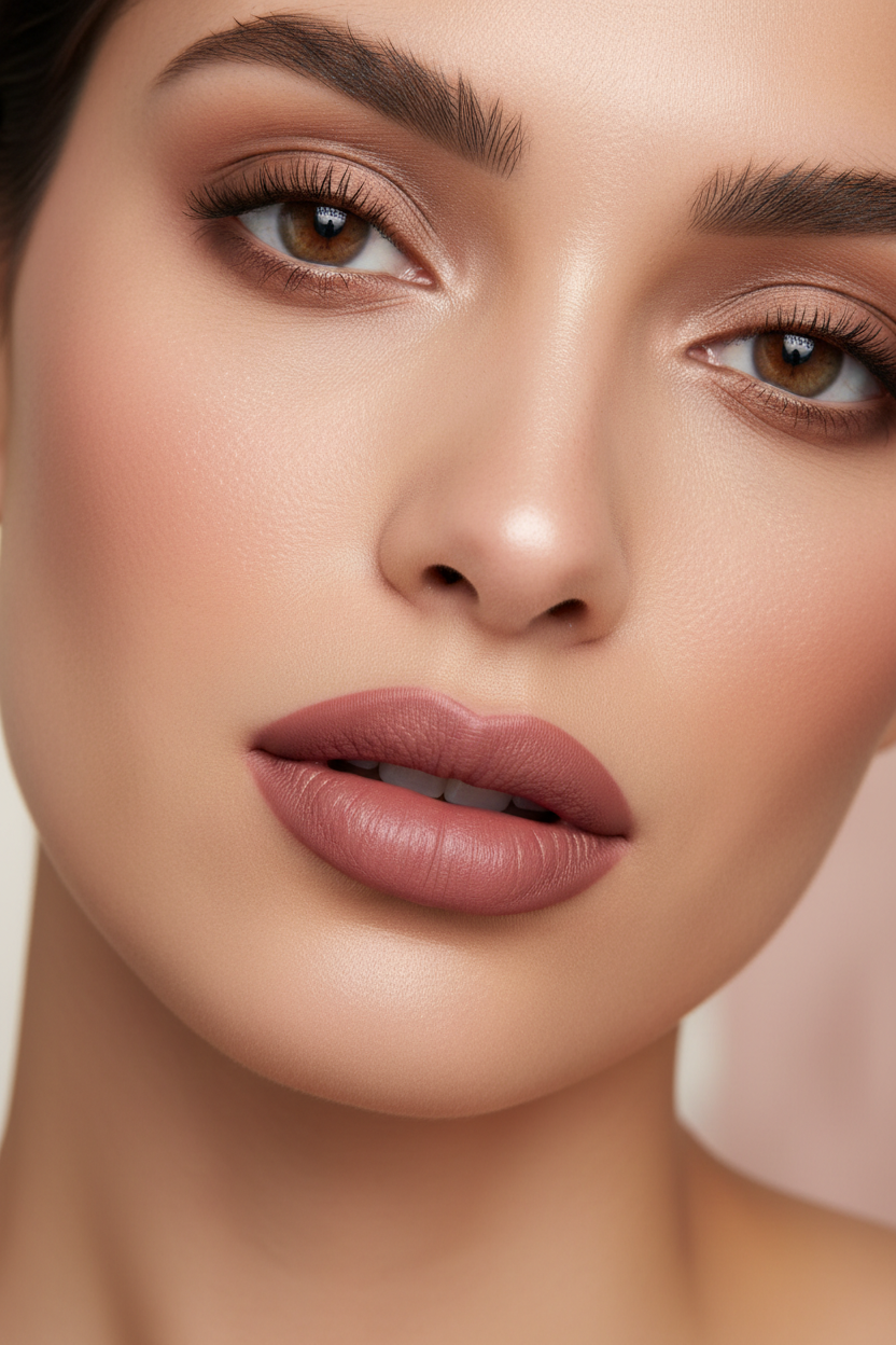 AMS Cosmetics – Model Editorial Dusty Rose