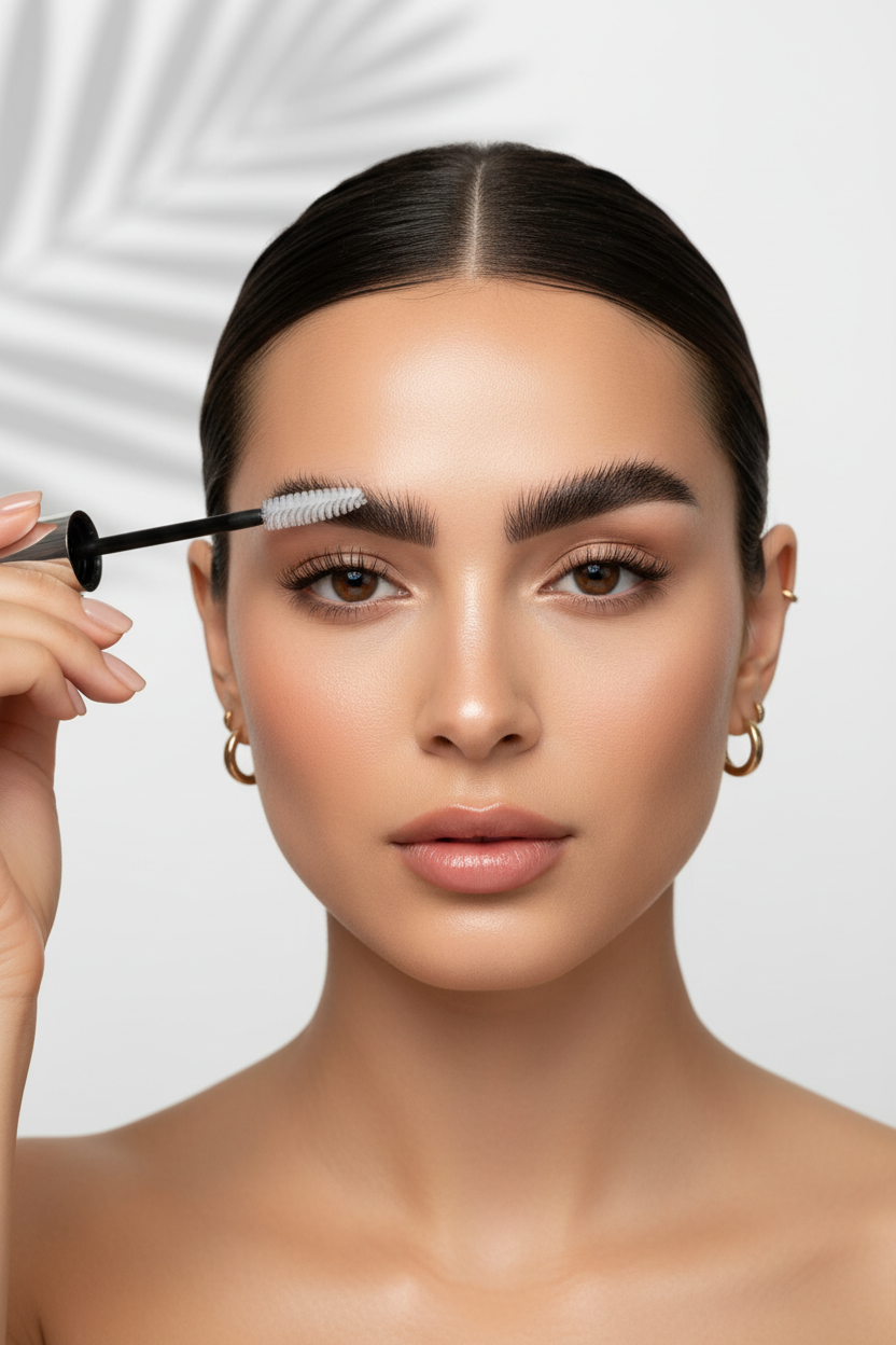 AMS Eyebrow Gel Clear - Mannequin Peau Claire Spoolie Seul