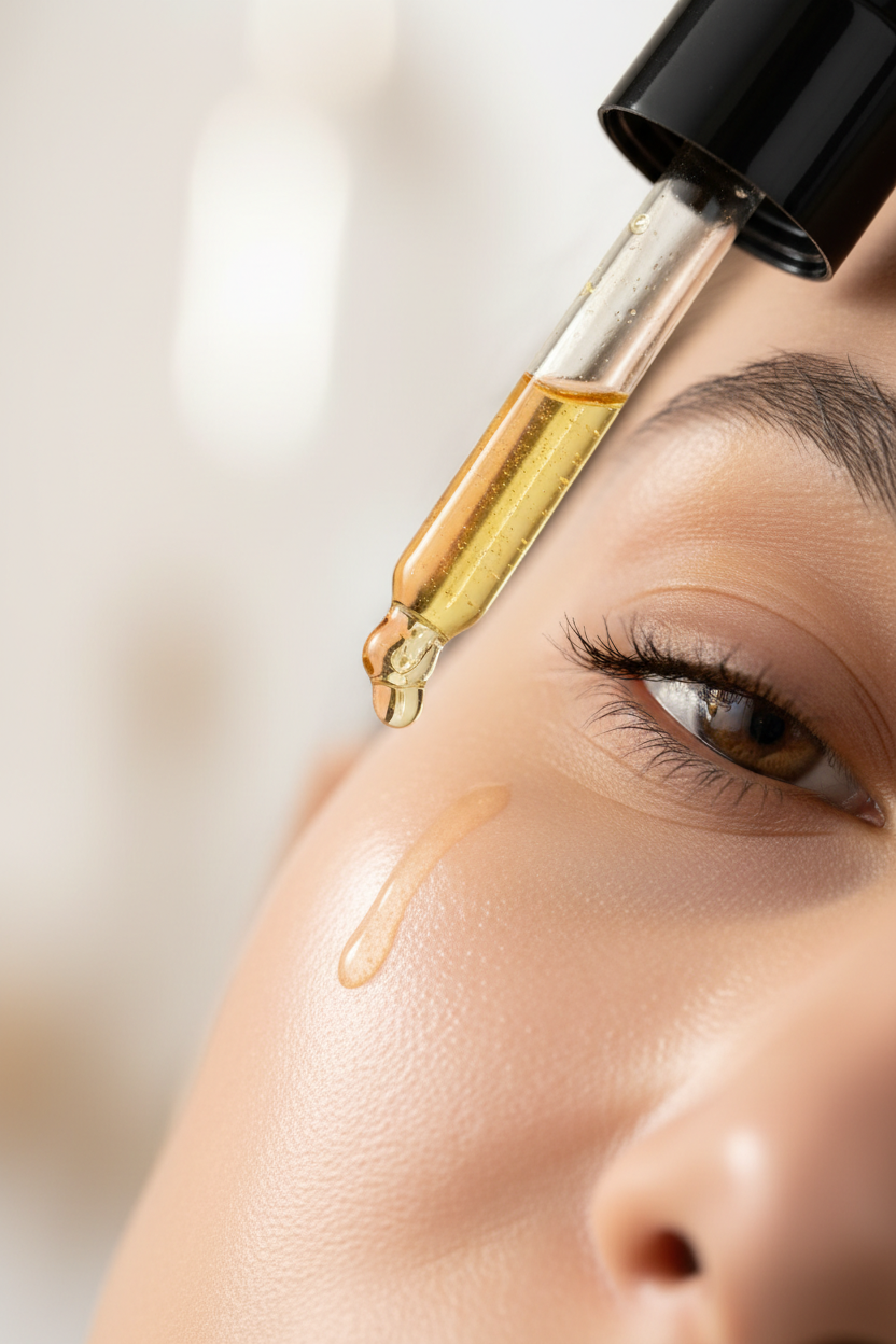 AMS Glycolic Acid Serum – Dropper Application