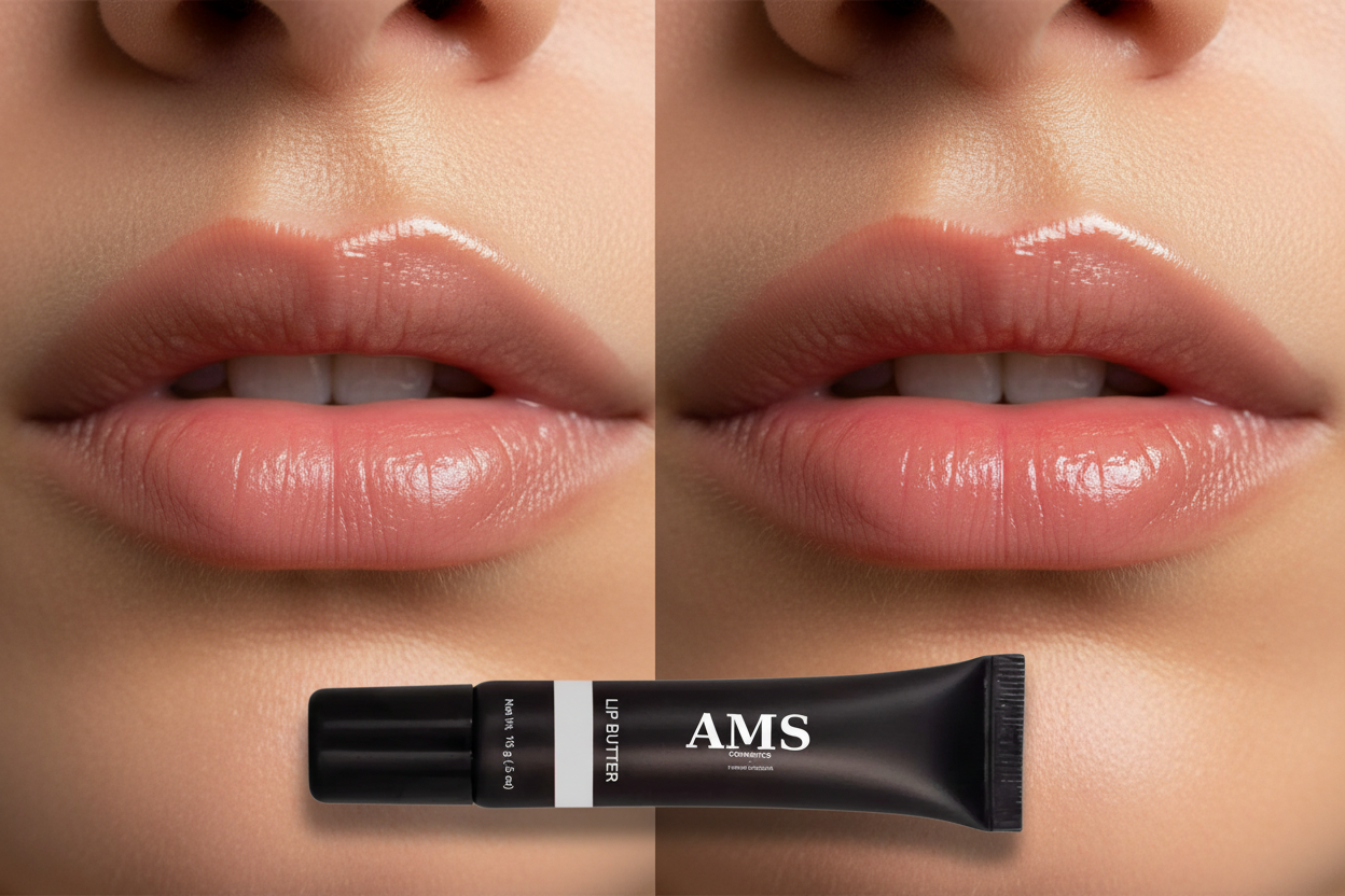 AMS Lip Butter - Avant Après Lèvres Hydratation Brillance