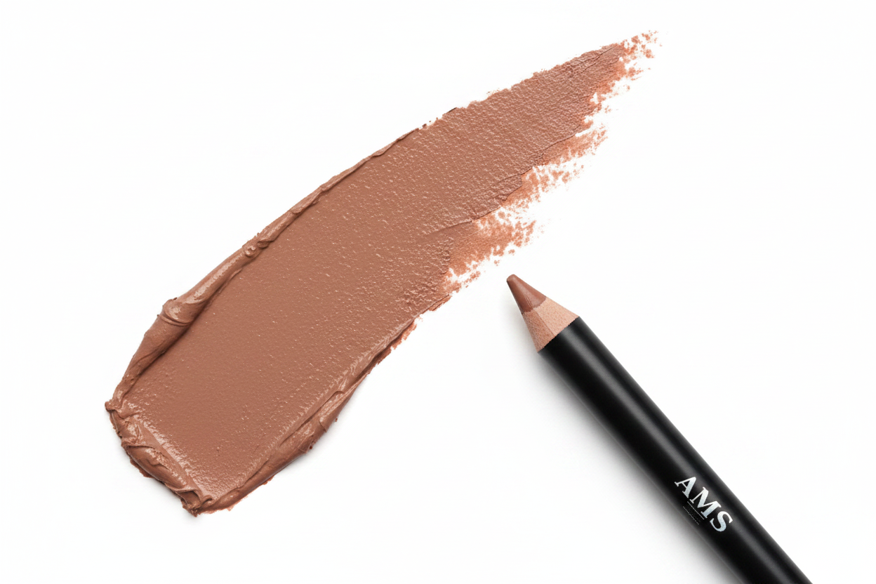 AMS Lipliner Misty Brown - Texture Swipe