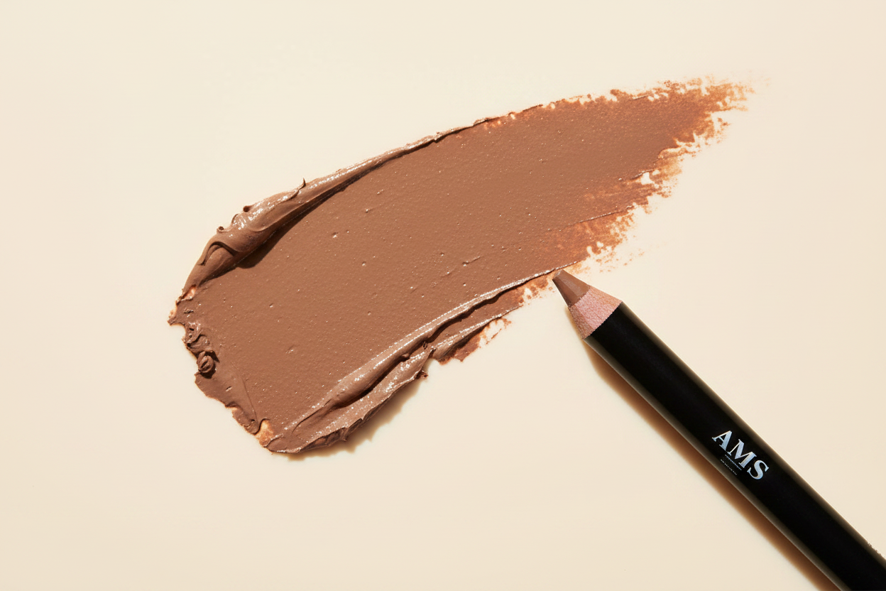 AMS Lipliner Sable Brown - Texture Swipe Taupe Nude