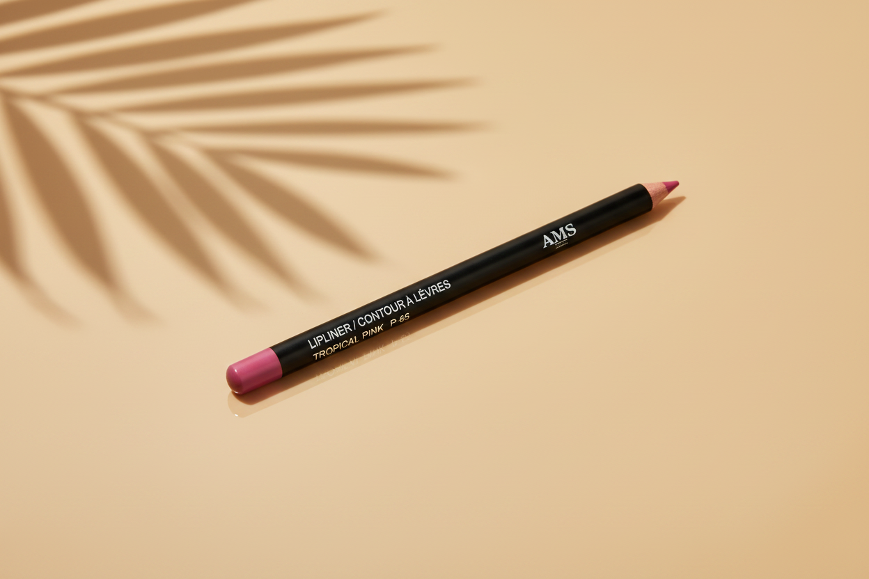AMS Lipliner Tropical Pink - Fond Beige Chaud Palmier