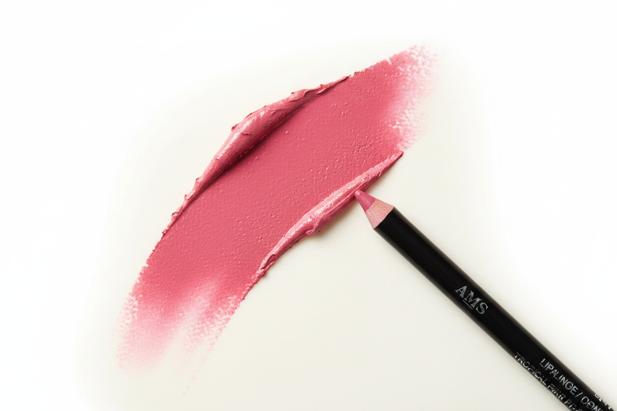 AMS Lipliner Tropical Pink - Texture Swipe Rose Vibrant
