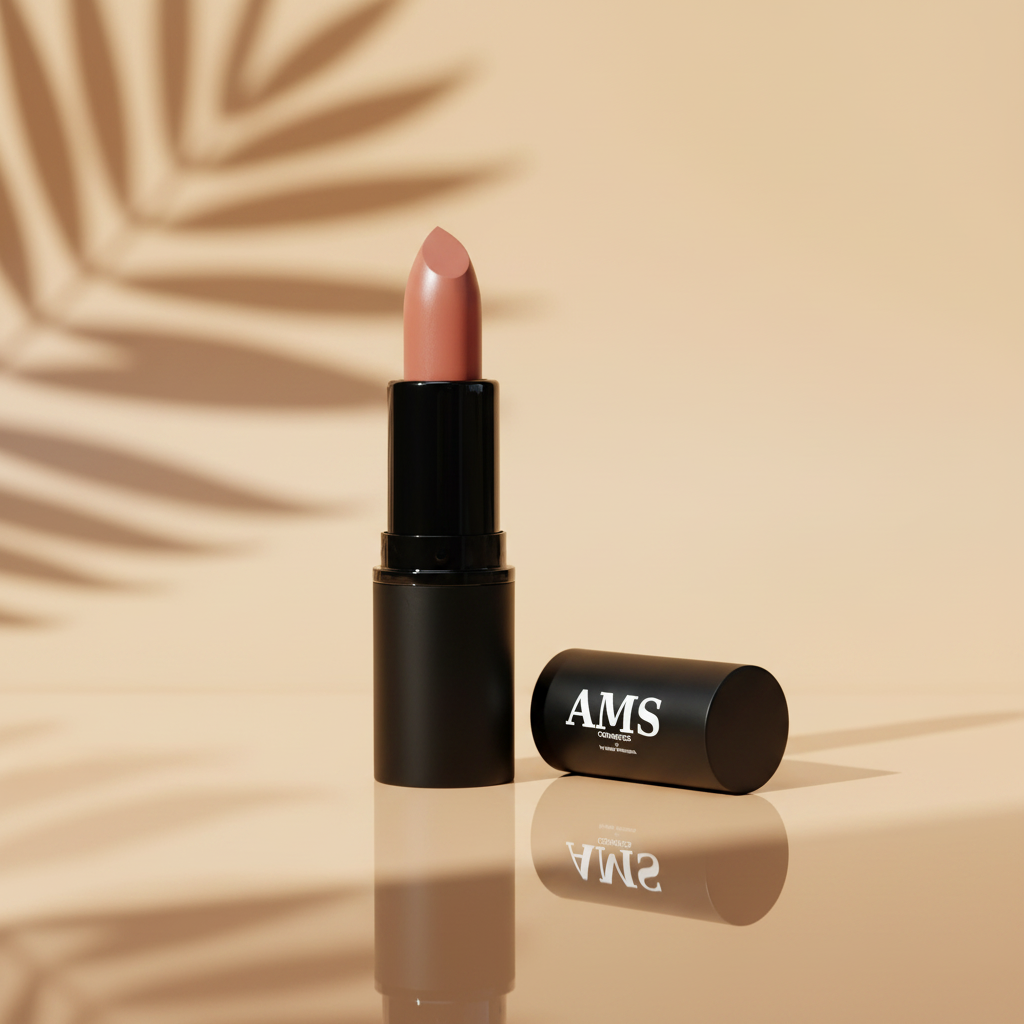 AMS Lipstick Nude Terracotta - Fond Beige Chaud Palmier