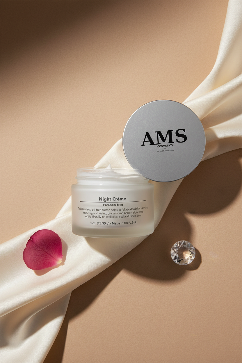 AMS Night Renewal Crème – Editorial Magazine 4K