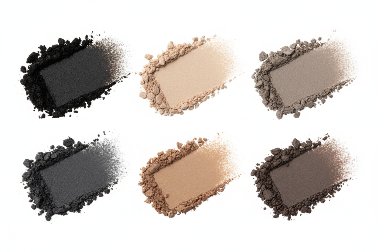 AMS Palette Smoky - Texture Swipe 6 teintes corrigé