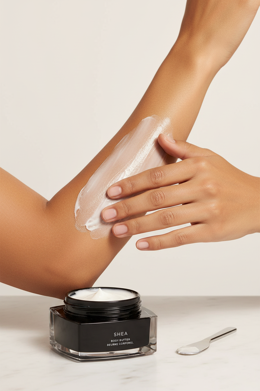 AMS Shea Body Butter — Full Body Application