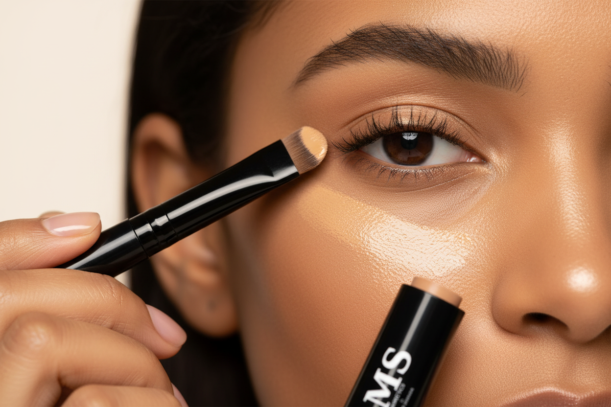 AMS Stick Concealer - Application Pinceau Sous les Yeux