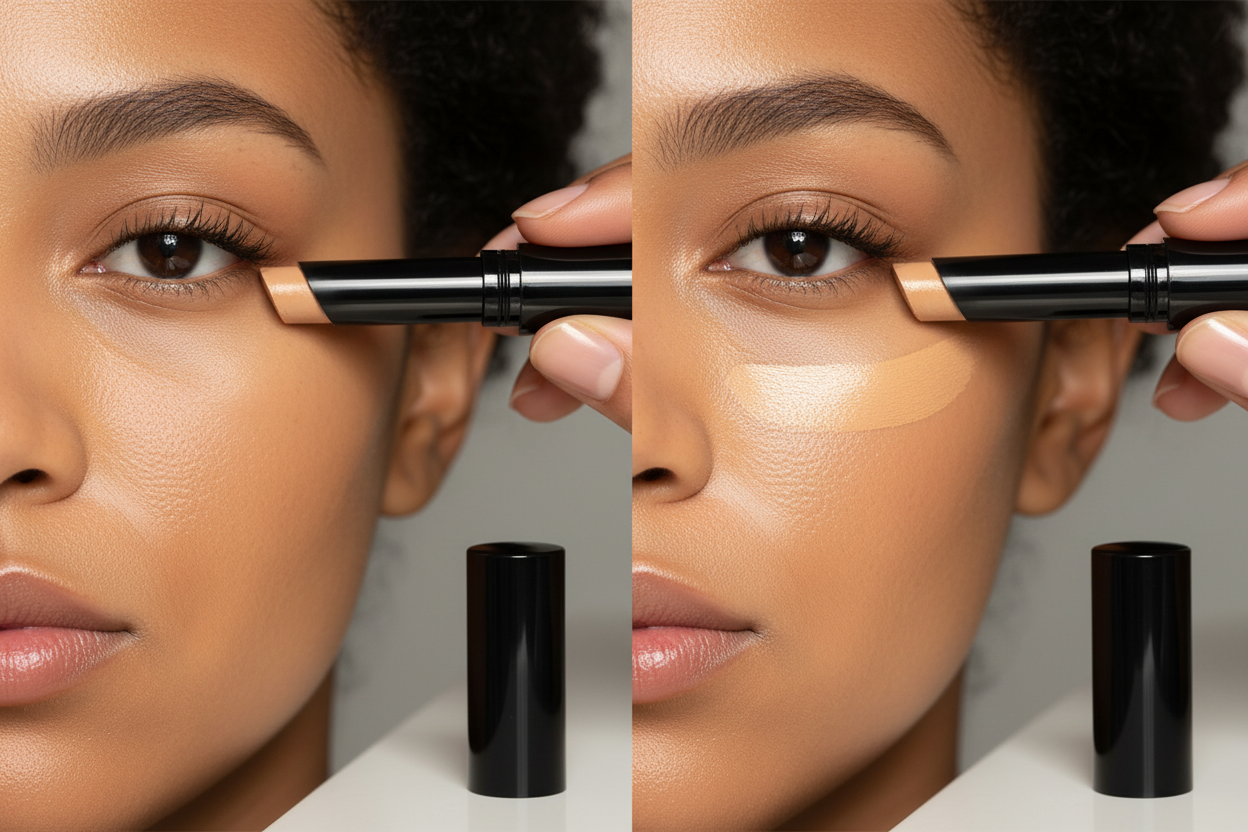 AMS Stick Concealer - Avant Après Zone Sous les Yeux