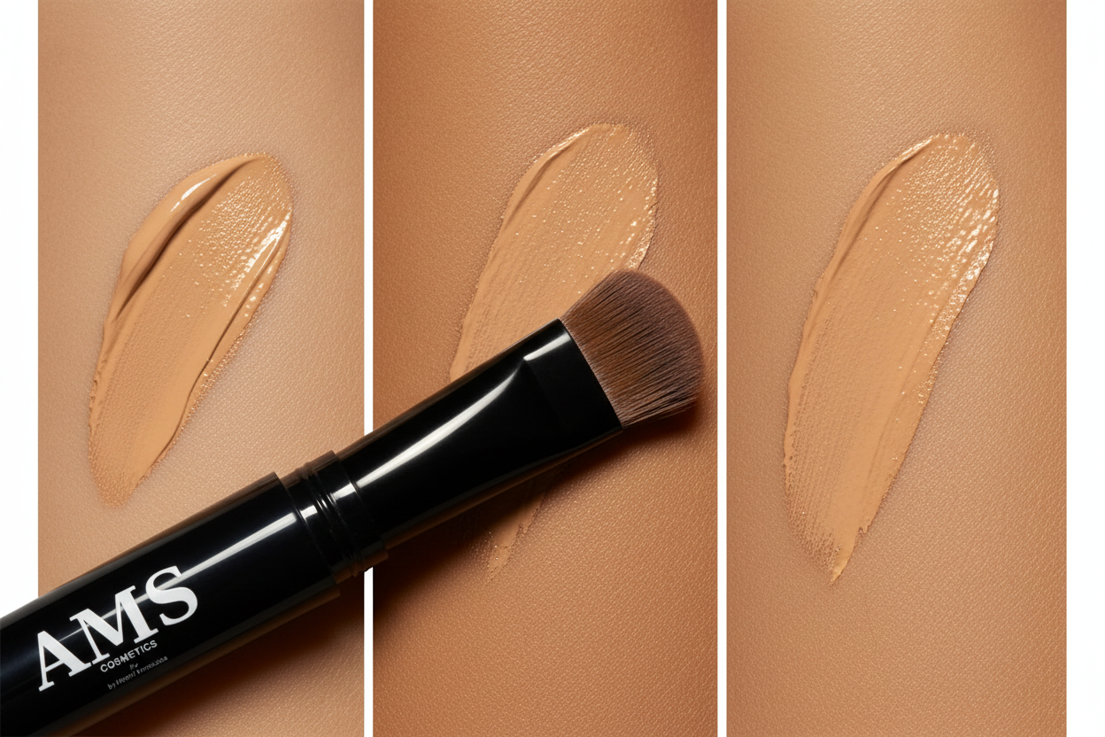 AMS Stick Concealer - Macro Texture Crème Application