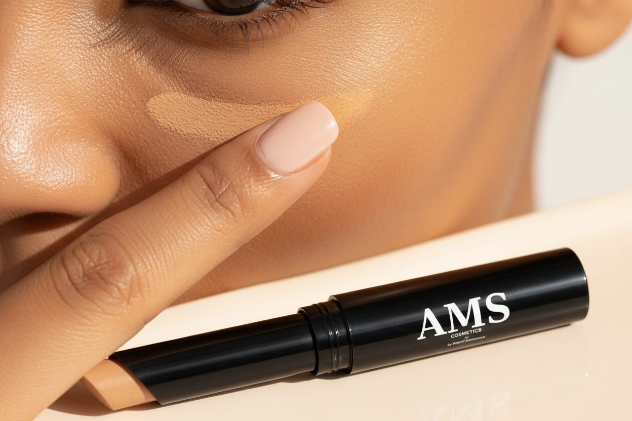 AMS Stick Concealer - Tutorial Blend Application