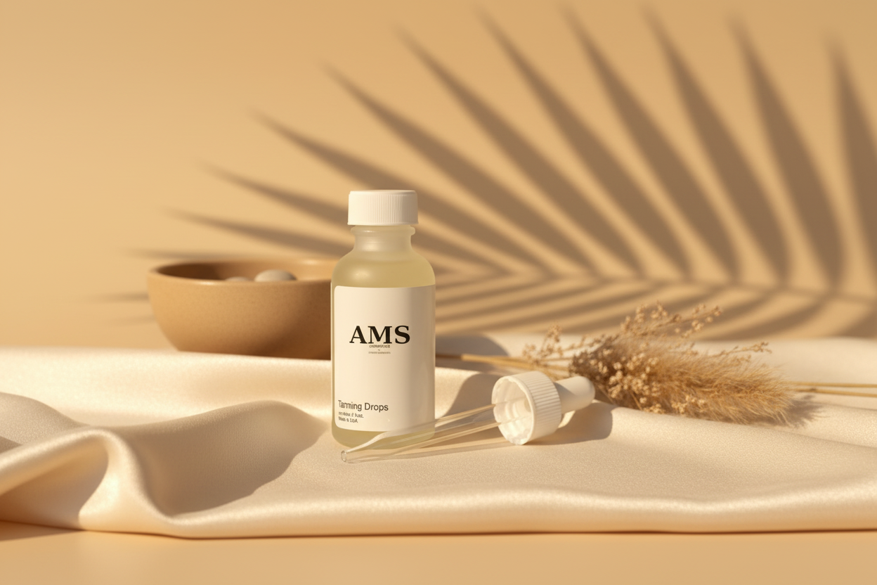 AMS Tanning Drops – Professional Beauty Editorial