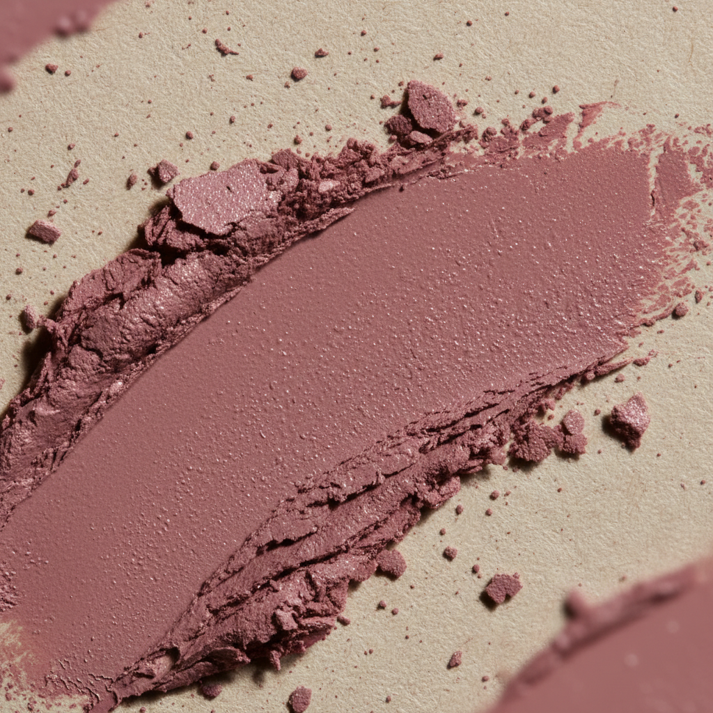 Dusty Rose Matte Lipstick Swatch – Macro